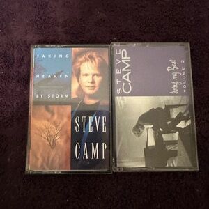 2 vintage rare cassette tapes cassette Christian music Steve Camp 1991 & 1993